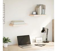 HaoChrymec Estantes Flotantes Modernos, 2 Unidades Madera Roble, Diseño Minimalista, Almacenamiento Decorativo, Soporte 5 kg, para Sala, Dormitorio, Cocina, 40x23.5x4 cm