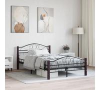 HaoChrymec Estructura de Cama de Metal Negro, Diseño Minimalista con Somier Integrado, Cama Individual Ideal para Dormitorio Juvenil o Habitación Pequeña, Color Negro, 120x200 cm
