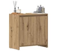 HaoChrymec Mueble Bajo Lavabo, Material de Madera de Ingeniería, Diseño Compacto y Elegante, Armario Multiusos, Mueble de Baño Auxiliar, para Baño y Dormitorio, Color Roble Artesanal, 60 x 33 x 60 cm