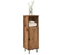 HaoChrymec Mueble de Baño Imitación Madera Recuperada, Material Madera, Armario Multiusos, Mueble Auxiliar Baños, Cajoneras Baños, Dormitorio y Salón, Color Maderas Reciclada, 30x30x95 cm