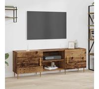 HaoChrymec Mueble de TV de Madera de Ingeniería, Diseño Moderno y Funcional, Gran Almacenamiento, Adecuado para Salón y Dormitorio, Madera Recuperada, 150 x 30 x 50 cm