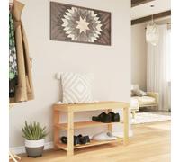 HaoChrymec Zapatero de Bambú con 3 Estantes, Material Duradero, Organizador Zapatos, Estantería Zapatos, Shoe Rack, Color Natural, 70 x 27.5 x 45 cm