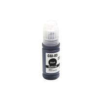 HAOCNC 6 uds Recarga de Tinta de Tinte Compatible con GI-13 GI-83 G610 G510 G620 G540 G640 G550 G650 G670 G570 Impresora Botella de 70ml(6pcs Ink-BK)