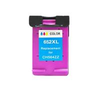 HAOCNC Cartucho de Tinta Compatible con 652 652 XL para - 1115 1118 2135 2136 2138 3635 3636 3835 4536 4538(1PCS Tri-Color)