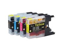 HAOCNC Cartucho de Tinta LC1220 LC1240 Compatible con MFC J430W J5910DW MFC J625DW J6510DW MFC J6710DW J825DW DCP J725DW J925DW(1Set)