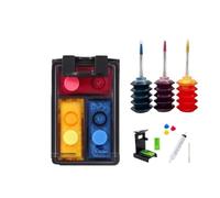 HAOCNC Cartucho de Tinta Recargable 651XL 651 Compatible con Suministros de Impresora Deskjet Ink Advantage 5575 5645 OfficeJet 202 202c 252 252c Reemplazo para el número de Pieza 651(Color Upgrade)