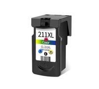 HAOCNC Cartucho de Tinta Recargable PG-210XL CL-211XL Compatible con IP2700 IP2702 MP240 MP250 MP260 MP270 MP320 MP495 MP480 MP490(CL)