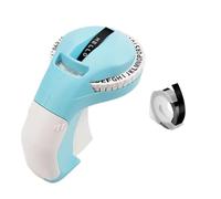 HAOCNC Etiquetadora Manual B90 Impresora de Etiquetas en Relieve 3D Máquina etiquetadora 12965 con Cinta de Etiquetas 3D autoadhesiva Compatible con Suministros de Impresora(Blue Printer Set)