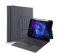 HAODEE Para IPad Pro 11 2021 Magic TouchPad Funda de teclado para iPad Bluetooth Funda de teclado A2377/A2459/A2301/A2460 (color: luz de fondo, tamaño: iPad 7th 8th 10.2)