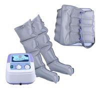 HAODING Masajeador Pierna Electrico, Presoterapia para Casa, Brazos, Piernas, Glúteos Y Abdomen Cintura De La Pierna del Brazo Envuelve Los Tobillos del Pie Máquina De Masaje(Color:Piernas + Cintura)