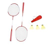 Haodream 1 par de raquetas de bádminton profesionales, 2 jugadores, ligeras, juego de raquetas de bádminton, volantes, raquetas para adultos, niños, pelotas de plumas, raquetas para niños, jugadores
