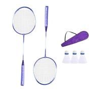 Haodream 1 par de raquetas de bádminton profesionales, 2 jugadores, ligeras, juego de raquetas de bádminton, volantes, raquetas para adultos, niños, pelotas de plumas, raquetas para niños, jugadores