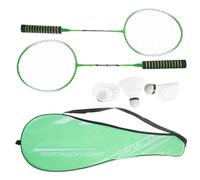 Haodream 1 par de raquetas de bádminton profesionales, 2 jugadores, ligeras, juego de raquetas de bádminton, volantes, raquetas para adultos, niños, pelotas de plumas, raquetas para niños, jugadores