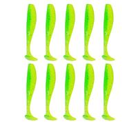 Haodream 10 señuelos de pesca blandos, señuelos de gusanos, peces pequeños, cola de flotación, señuelos artificiales, para pesca de agua salada, señuelos blandos, señuelos de gusanos, de agua dulce