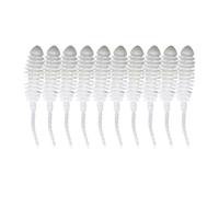Haodream 10pcs pesca señuelos pequeños 35 mm 0 25 g cola de aguja suave simulación Lurer Lures silicona artificial profesional engranaje