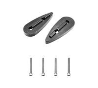 Haodream 2 unidades de fibra de carbono para manillar de bicicleta, espaciadores, soportes de altura para mejorar la distancia de distancia con el ciclo