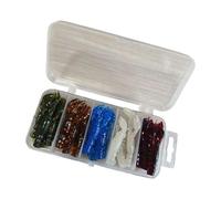 Haodream 25 unidades de cangrejos de pesca blandos, cebos de cangrejo de río, cebos para camarones, cebos artificiales para pesca al aire libre, señuelos de pesca blandos, cebos para camarones blandos