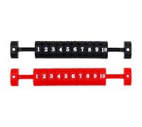 Haodream 2pcs Table Football Counter Foosball Air Hockey Scoring Units Counters Scores Keeper 10 Números Indicadores de calificación Mesa Fútbol