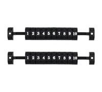 Haodream 2pcs Table Football Counter Foosball Air Hockey Scoring Units Counters Scores Keeper 10 Números Indicadores de calificación Mesa Fútbol