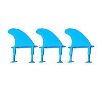 Haodream 3 piezas TPU Soft Tops Surfs Aletas con tornillos Soft Surfboard Tail Thrusters Surfboard Accesorios Fácil de Instalar Thrusters Aletas Tornillos