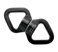 Haodream 30KN - Eslabón giratorio triangular de aleación de aluminio giratorio de 360 grados para columpio, pilates, hamacas, columpios, hamacas, remolinos