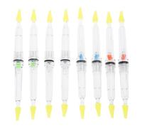 Haodream 8 Uds. Océano Pesca Luz Stick Gotas Profundas Bajo el Agua Lámpara Pescado Calamar Señuelo Atractivo Luminoso Luz Luz Luz Stick