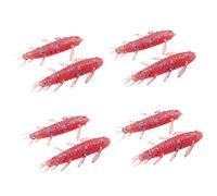 Haodream 8 unidades de señuelos de plástico blando, señuelos de goma, señuelos de pesca, gusanos de seda, señuelos de pesca artificiales suaves