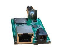 Haodream Adaptador de vídeo BNC RJ45 que ahorra espacio, en tiempo real CVI TVI CVBS a convertidor de transmisión, red de transmisión CVI TVI CVBS para videos de cámara