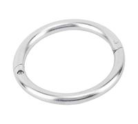 Haodream Anillos nasales grandes de acero al carbono para ganado para prevenir lesiones. Sin óxido para una cría eficiente de ganado. Anillos de nariz inoxidables