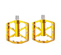 Haodream Bicicletas a prueba de polvo pedales, aleaciones de aluminio, plataforma ancha, rodamientos de 9/16 pulgadas, bicicleta de montaña, bicicletas de montaña pedaleando