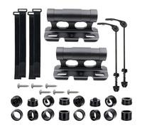 Haodream Bicicletas fijo horquilla delantera soporte soporte rack aleación de aluminio bicicletas portaequipaje de coche bloque bicicletas montaje en horquilla portaequipaje coche