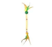 Haodream Colorido tubo de red elástica gatos Varita mágica Campanas de juguete para mejorar la interacción entre y propietarios durante el juego recreativo interactivo
