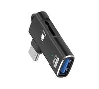 Haodream Conexión rápida de datos USB tipo C con ranura para tarjeta de memoria Procesador de transferencia rápida adecuado para ordenador portátil Smartphone Tablet PC USB C a tarjetas de memoria