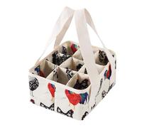 Haodream Contenedor de huevos multiusos con 9 secciones para el almacenamiento de recolectores de frutas y recolectores de frutas multiusos