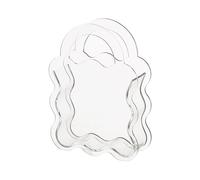 Haodream Diseño jarrones de flores acrílicos transparentes hidroponía decoración de interiores pieza central para niños para amantes de las plantas jarrones minimalistas transparentes