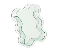 Haodream Diseño jarrones de flores acrílicos transparentes hidroponía decoración de interiores pieza central para niños para amantes de las plantas jarrones minimalistas transparentes