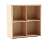 Haodream Estantería grande de madera para casa de muñecas Tianzi | Librería modelo vitrina para casa de muñecas, muebles de madera, juego de rol realista, accesorios en miniatura