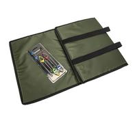 Haodream Esterilla portátil para pesca de carpa, plegable, acolchada, con aguja de cebo, herramienta de pesca para protección de peces, equipo de pescado, eslingas de cuna, alfombrilla de aterrizaje