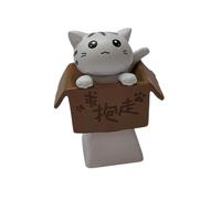 Haodream Hermoso juego de gatitos tapa clave con tallo cruzado hecho a mano oficina accesorios de juegos teclados mecánicos teclados gatitos temas teclas teclas