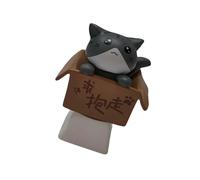 Haodream Hermoso juego de gatitos tapa clave con tallo cruzado hecho a mano oficina accesorios de juegos teclados mecánicos teclados gatitos temas teclas teclas