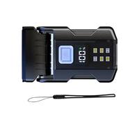 Haodream Lámpara de llavero portátil, foco de camping al aire libre, llavero luz de trabajo, bolsillos LED, linterna recargable, linternas LED