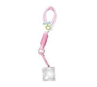 Haodream Llavero con filtro de píxeles con marco transparente, a, Talla