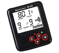 Haodream Metrónomo electrónico pequeño Metrónomo de Ritmo Digital LCD Profesional con Clip para Saltar la Cuerda y Ejercicios de Metrónomo de tempos de Ritmo Digital