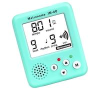 Haodream Metrónomo electrónico pequeño Metrónomo de Ritmo Digital LCD Profesional con Clip para Saltar la Cuerda y Ejercicios de Metrónomo de tempos de Ritmo Digital