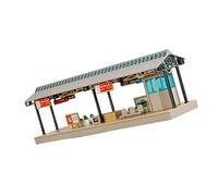 Haodream Miniature Unassembled Metro Station Building Model Set 1/64 Scale Railway Dioramas DIY Craft Project for Hobbyists Collectible Gift for Architecture Entusiasts