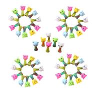 Haodream Paquete de 50 Alegres Mezclas de Dibujos Animados Figuras de Rebote Coloridos Dibujos Animados Mezcla para Regalos de Fiesta y Figuras de Juego para Niños