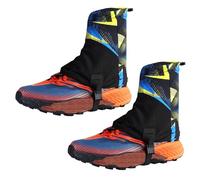 Haodream Polainas de senderos al aire libre tobillo bajo protector protector transpirable protección contra la arena para correr senderismo carreras impermeable al aire libre