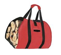 Haodream Transportador de leña al aire libre Durabilidad Impermeable Oxford Bolsa de transporte ergonómica para excursiones en la naturaleza resistente al desgarro Organizador de leña