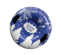 Haodream Trineo inflable para nieve con asas, manguera engrosada, manguera de nieve de invierno, trineo plegable, accesorios de esquí, manguera de nieve engrosada, manguera de nieve de invierno