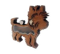 Haodream Una caja conmemorativa de madera adicional para mascotas para guardar el pelo enriquece tu rincón de recuerdos para mascotas con una caja de madera de moda